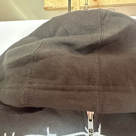 Social collision rock band Unisex Black Zip-Up hoodie with Skull Design new - Picture 4 of 7